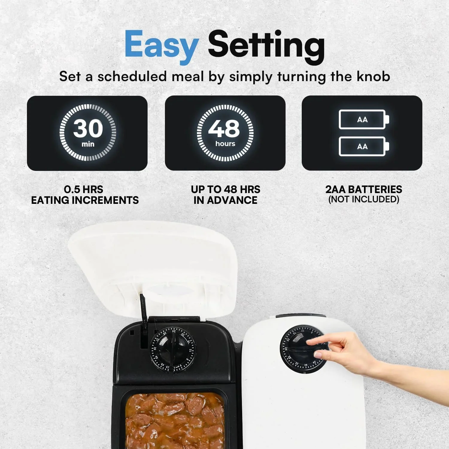 2 Meal Automatic Pet Feeder by Petplanet - Image 6