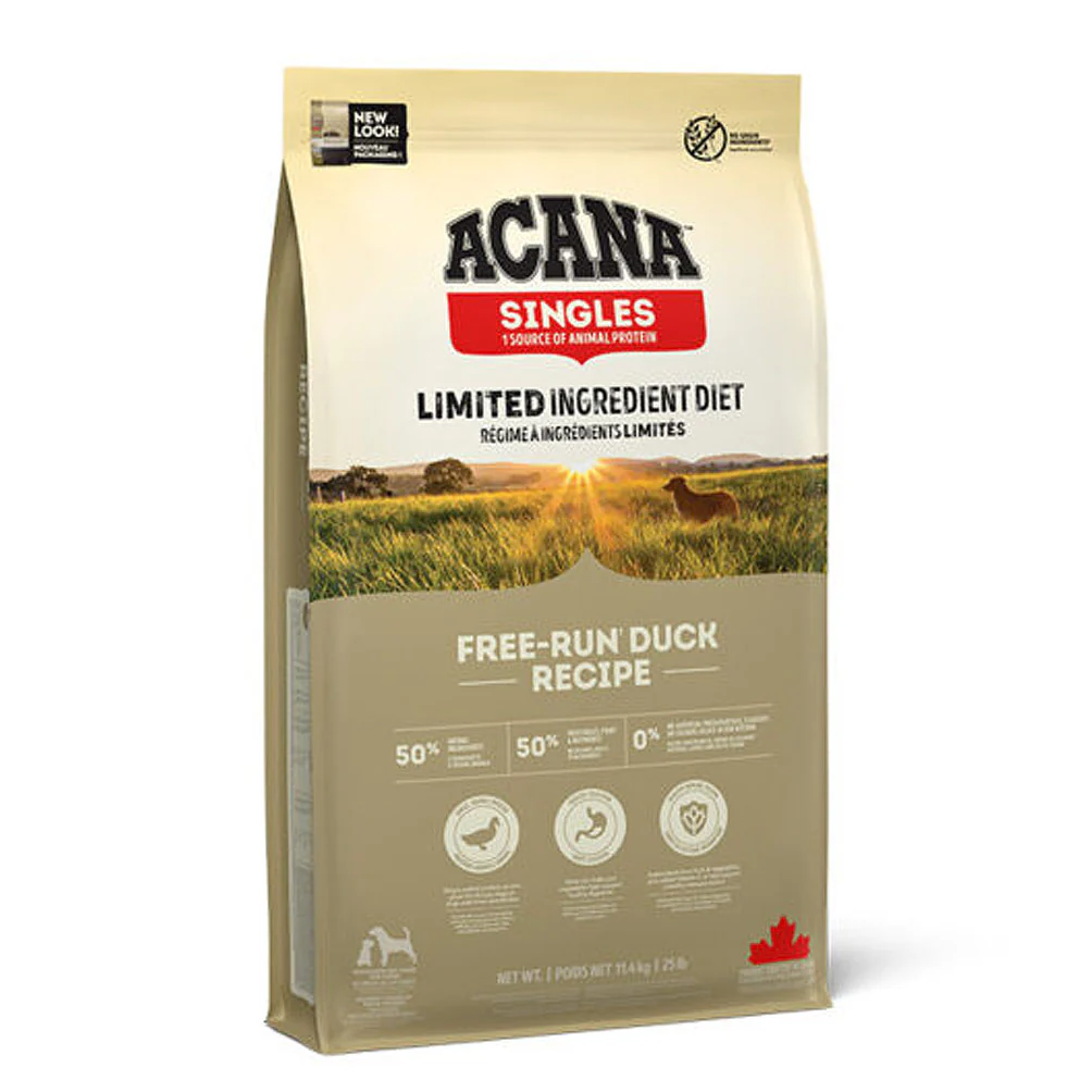 Acana Singles Free Run Duck Grain Free Adult Dry Dog Food