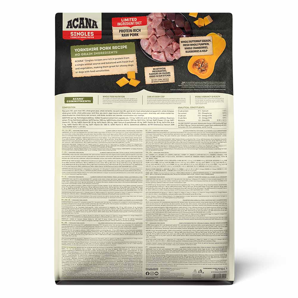 Acana Singles Free Run Duck Grain Free Adult Dry Dog Food - Image 2