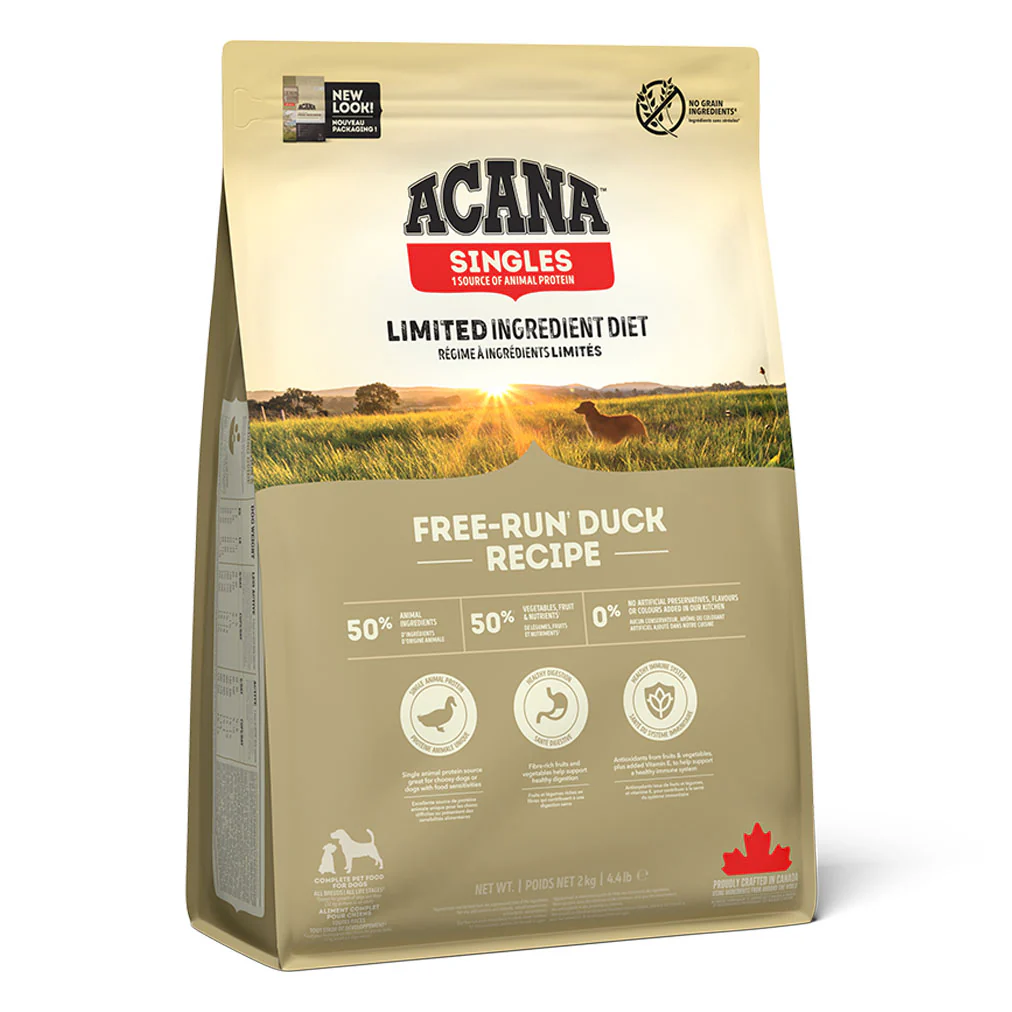 Acana Singles Free Run Duck Grain Free Adult Dry Dog Food - Image 3