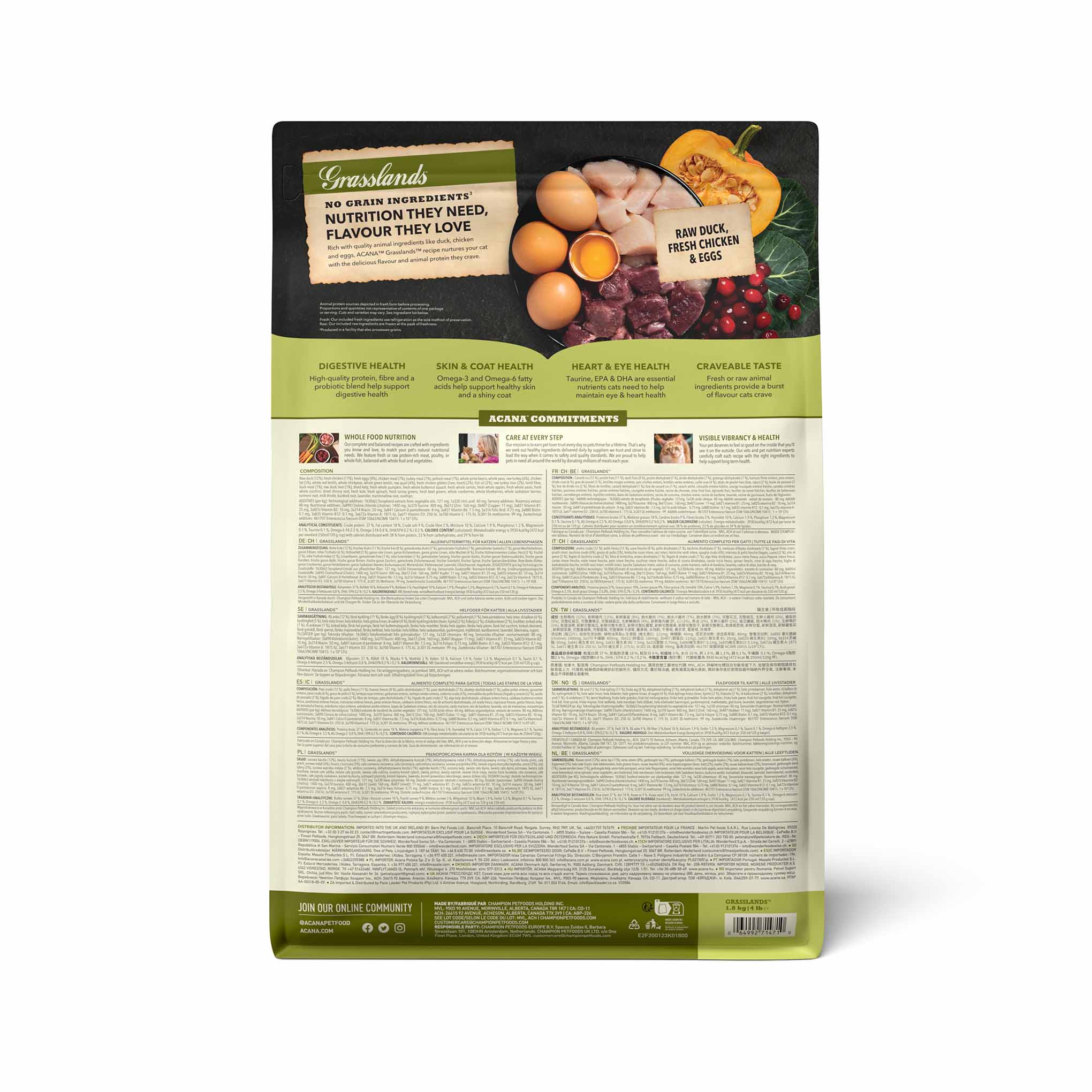 Acana Grain Free Grasslands Dry Cat Food - Image 4