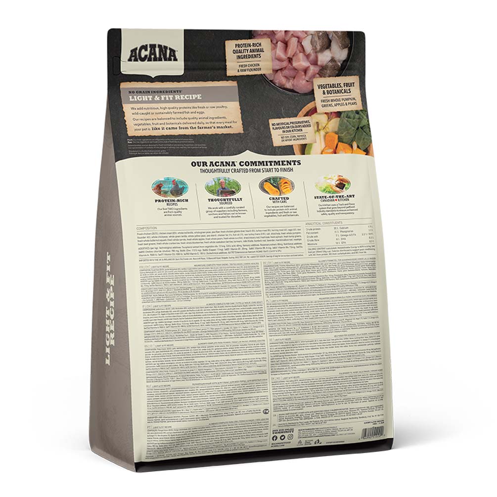 Acana Grain Free Light & Fit Adult Dry Dog Food - Image 6