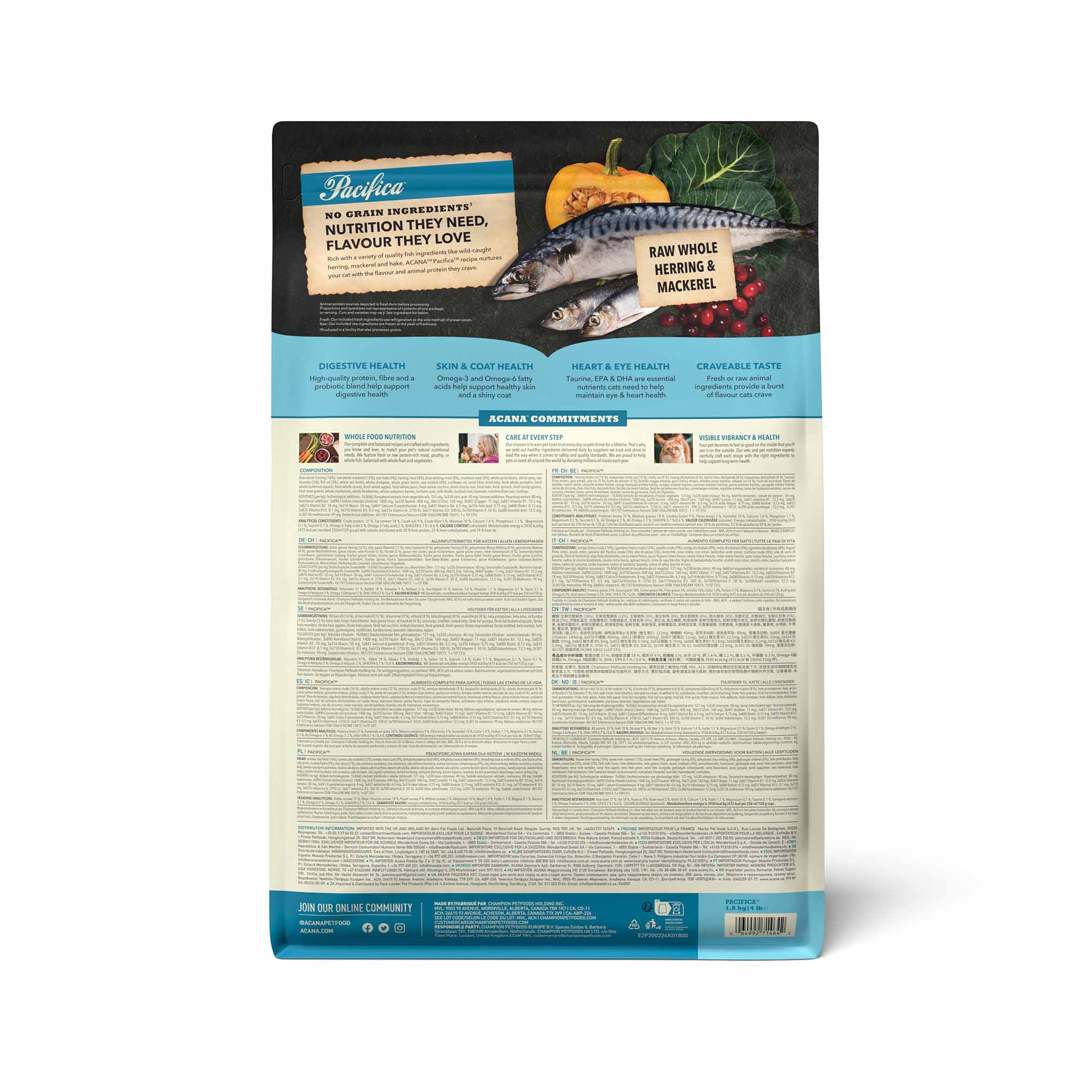 Acana Grain Free Pacifica Dry Cat Food - Image 4