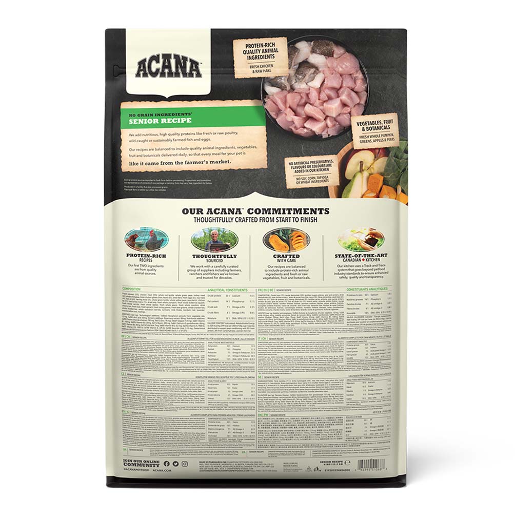 Acana Grain Free Senior Dry Dog Food - Image 4