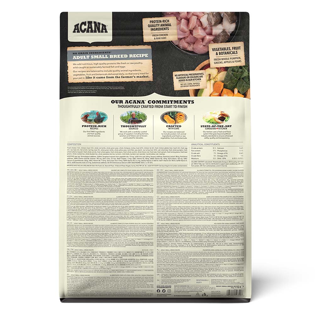 Acana Grain Free Small Breed Adult Dry Dog Food - Image 3