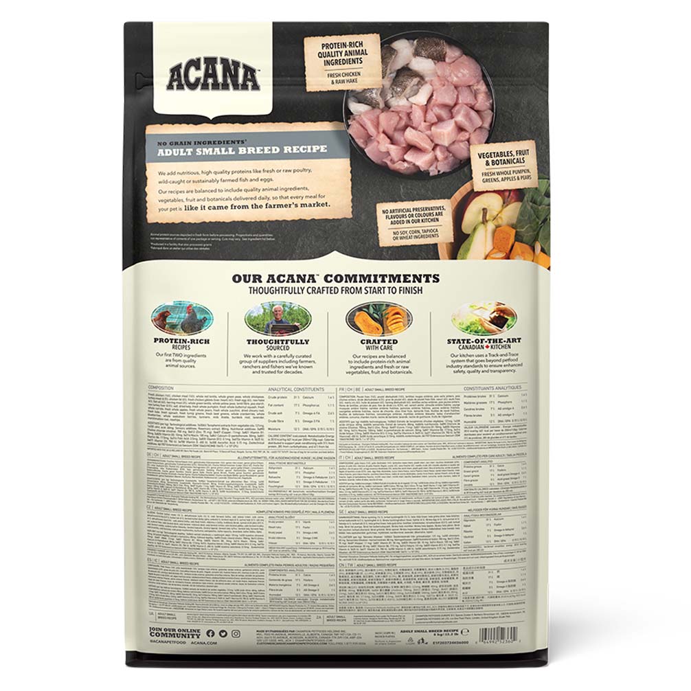 Acana Grain Free Small Breed Adult Dry Dog Food - Image 4