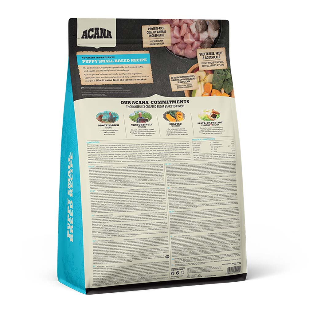 Acana Grain Free Small Breed Puppy Dry Dog Food - Image 4