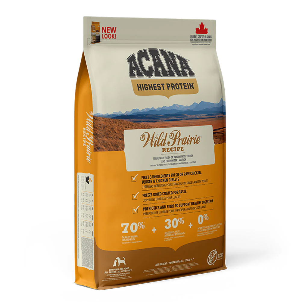 Acana Highest Protein Wild Prairie Grain Free Adult Dry Dog Food - Image 2