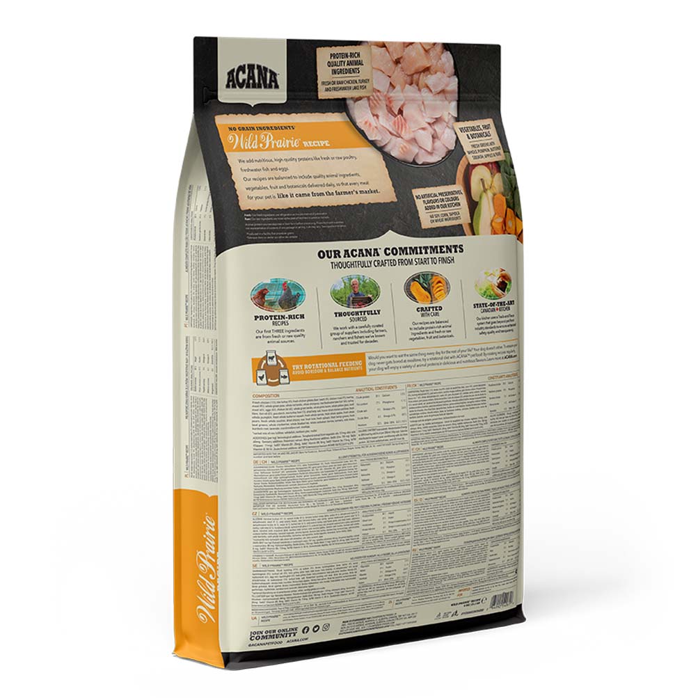 Acana Highest Protein Wild Prairie Grain Free Adult Dry Dog Food - Image 3