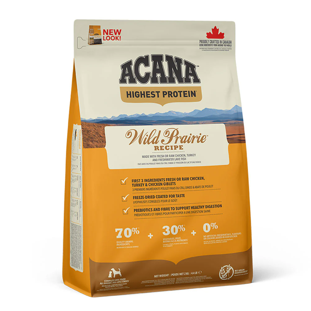 Acana Highest Protein Wild Prairie Grain Free Adult Dry Dog Food - Image 4