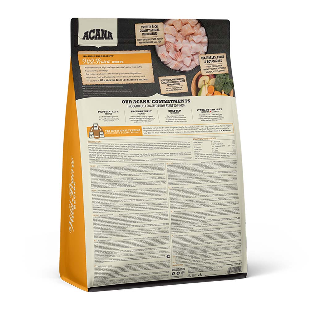 Acana Highest Protein Wild Prairie Grain Free Adult Dry Dog Food - Image 5