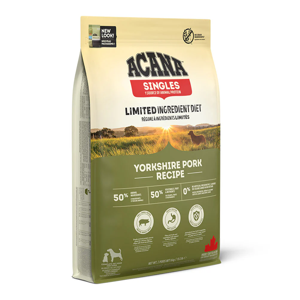 Acana Singles Yorkshire Pork Adult Grain Free Dry Dog Food - Image 2
