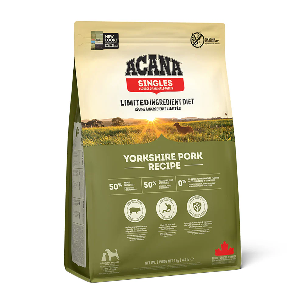 Acana Singles Yorkshire Pork Adult Grain Free Dry Dog Food - Image 3
