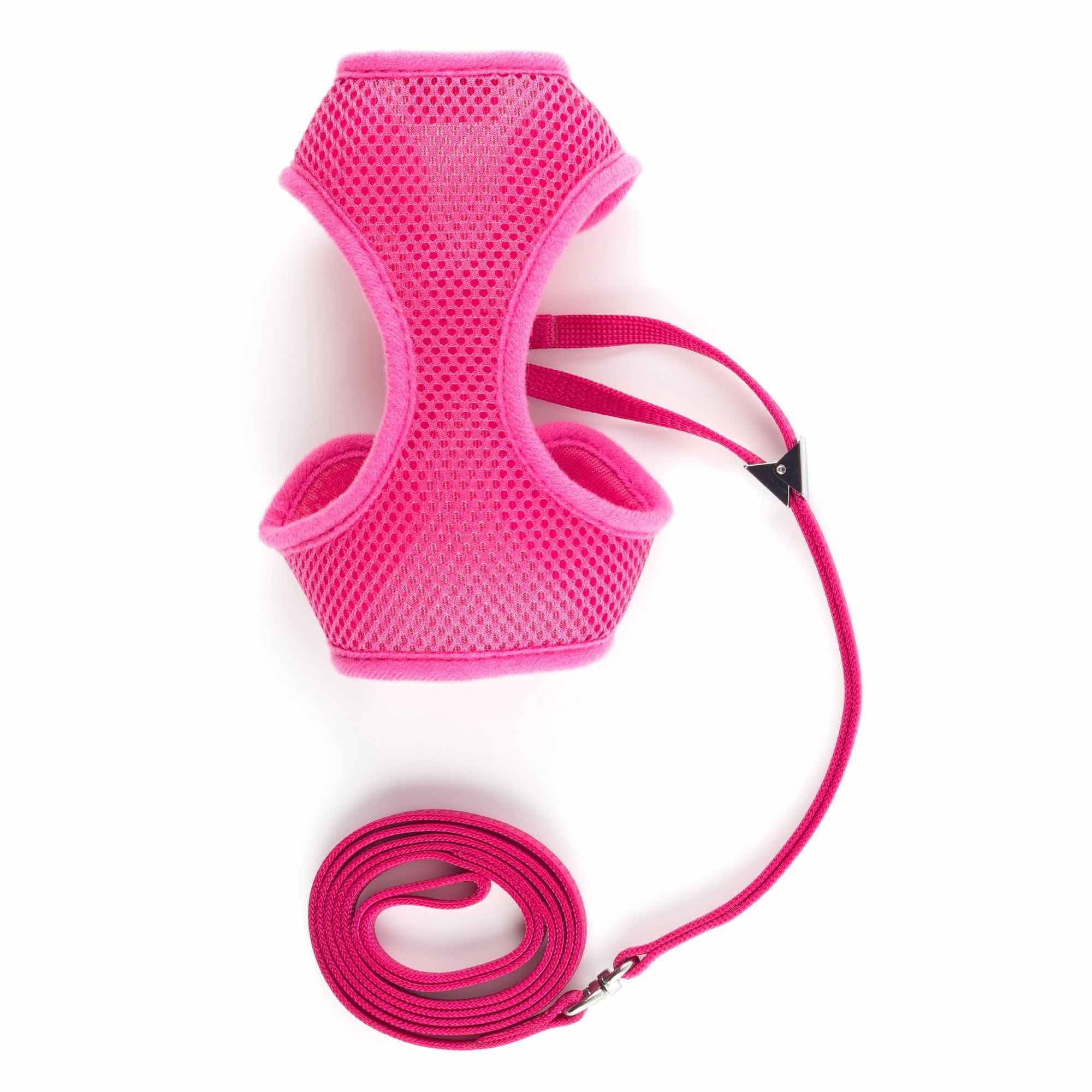 Ancol Soft Cat Harness & Lead - Large - Pink