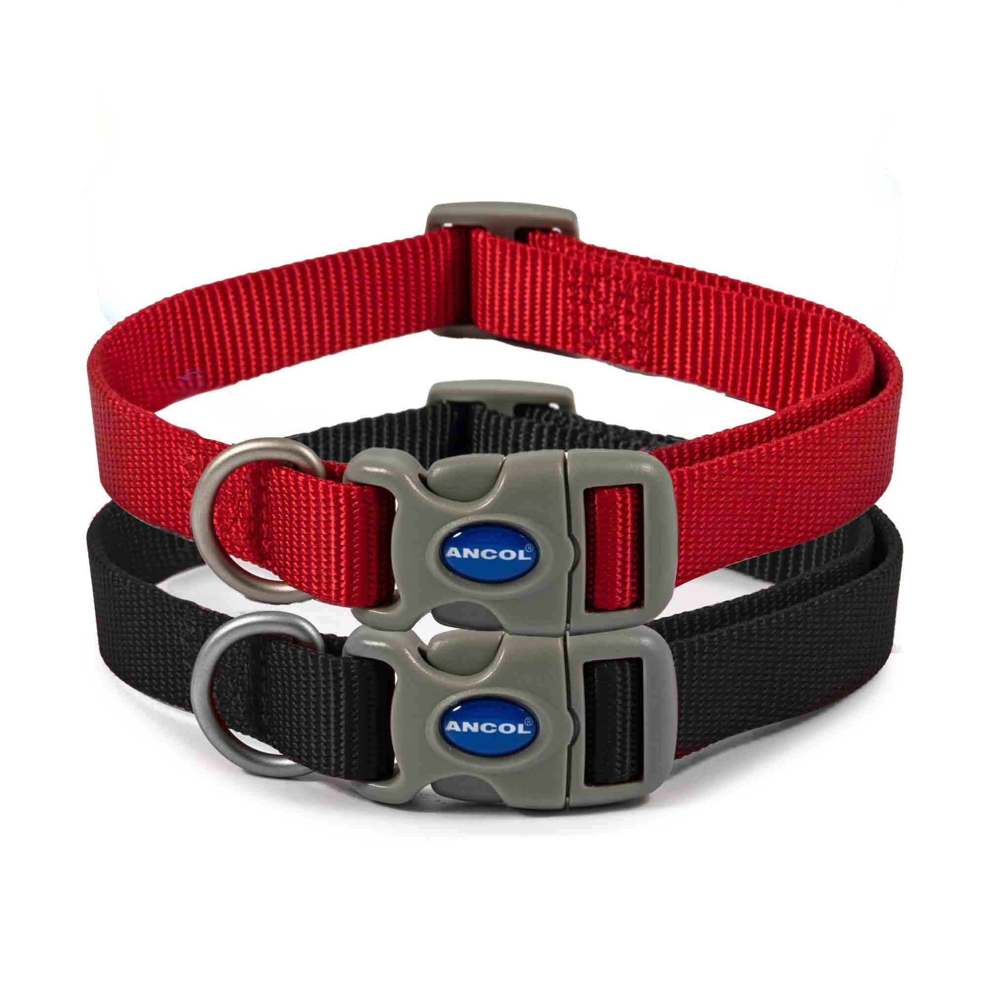 Ancol Viva Adjustable Collar - 30-50cm - Black - Image 4