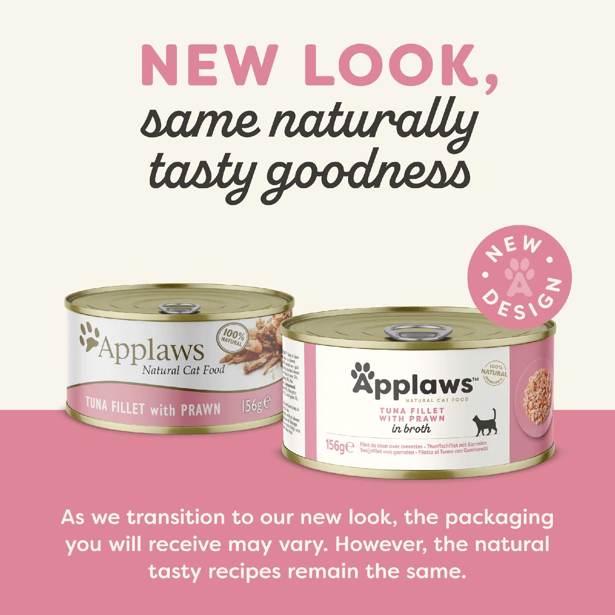 Applaws Adult Wet Cat Food in Broth - Tuna Fillet & Prawn - 24x70g Cans - Image 9