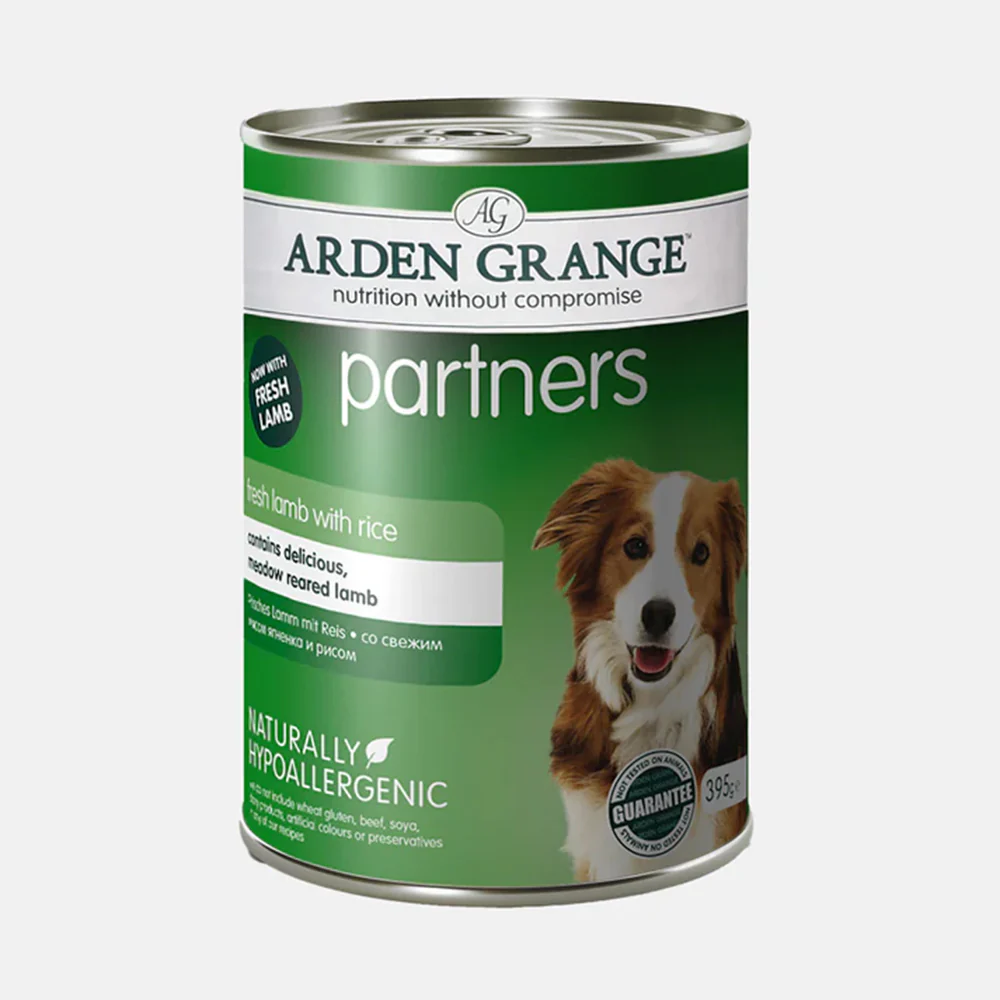 Arden Grange Partners Adult Wet Dog Food - Lamb & Rice - 6x395g Cans - Image 2