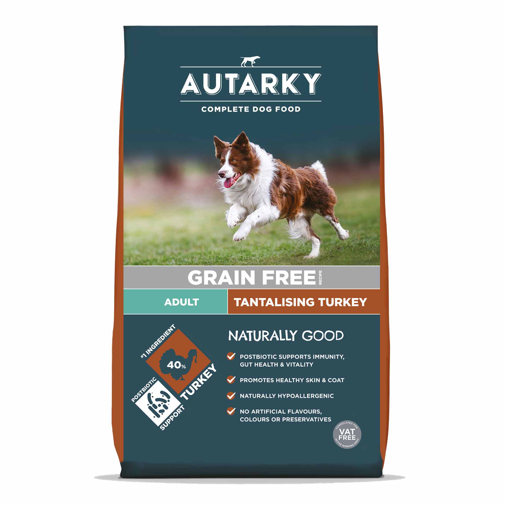 Autarky Working Dog Grain Free Adult Dry Dog Food - Turkey