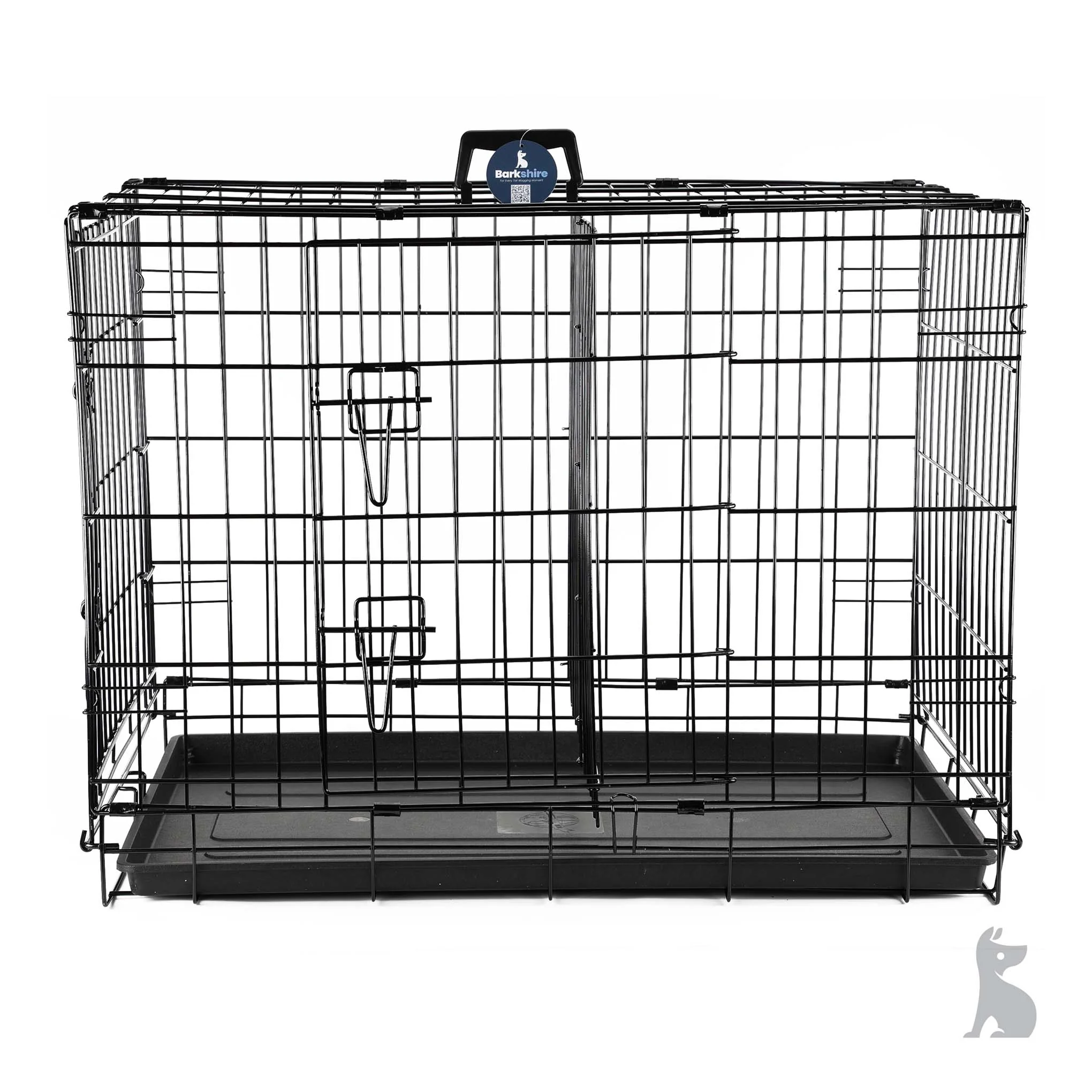 Barkshire Heavy Duty Dog Cage with Divider - Image 8