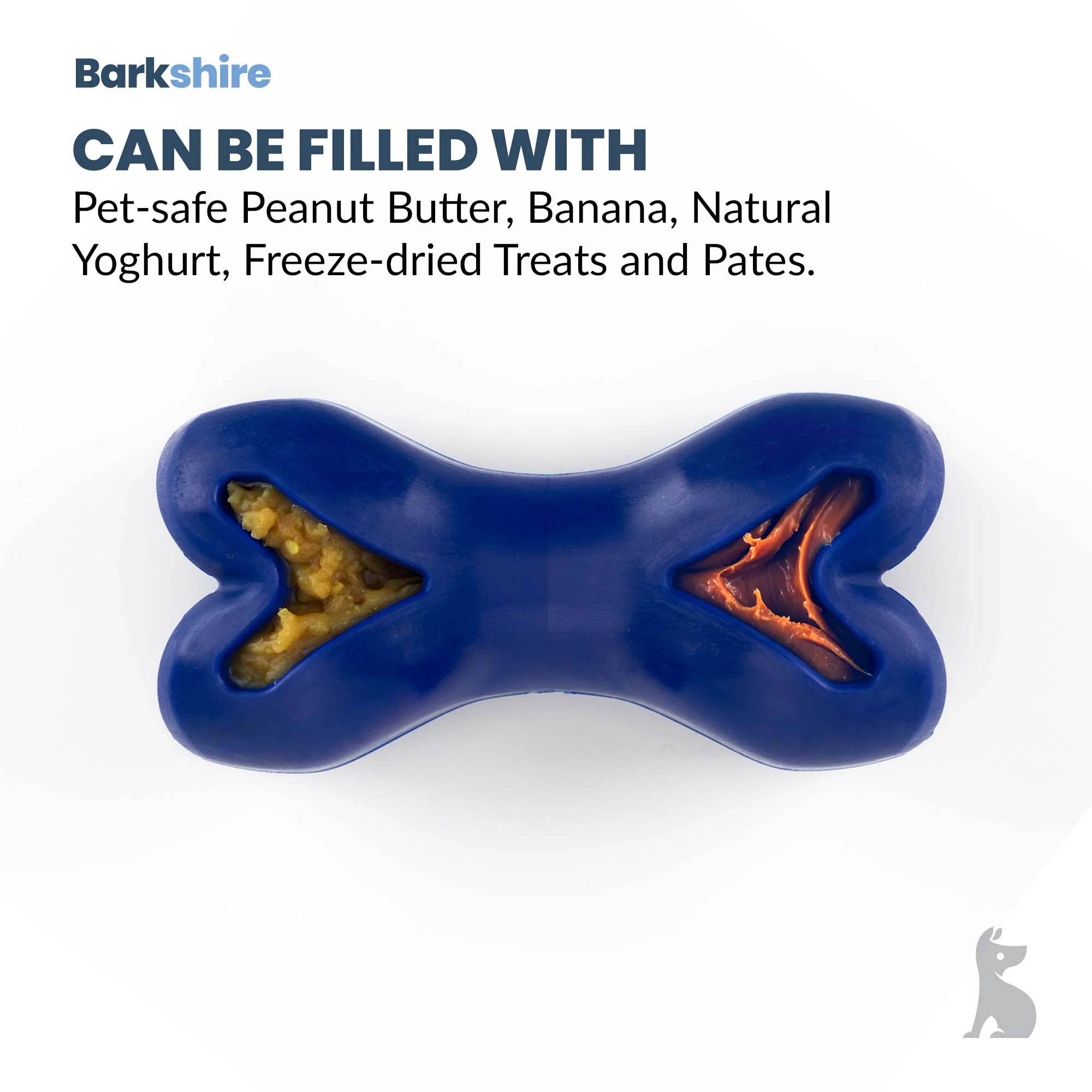 Barkshire Interactive Bone Dog Toy - Blue - Image 6