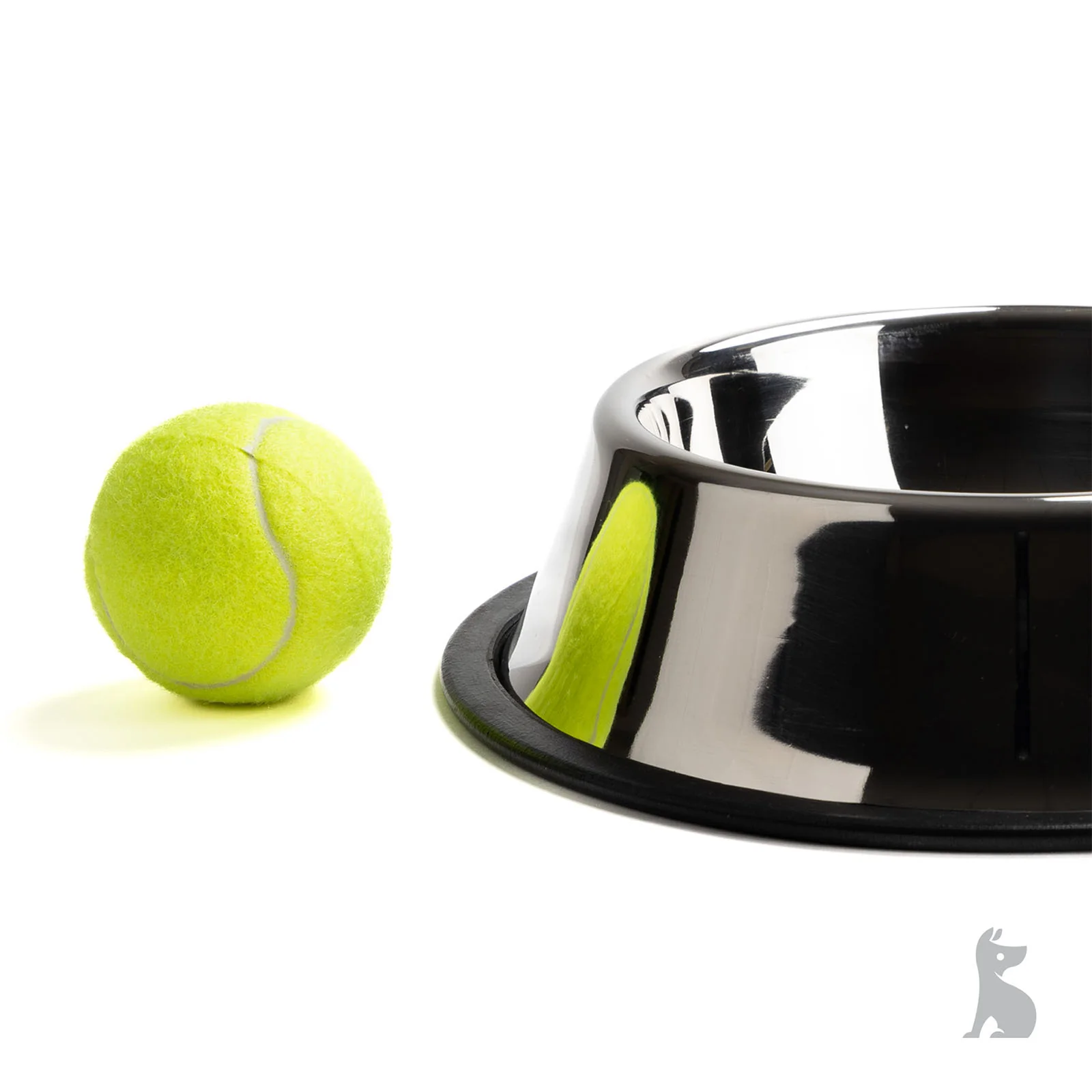 Barkshire Stainless Steel Non-Slip Pet Bowl - 19cm - Image 3