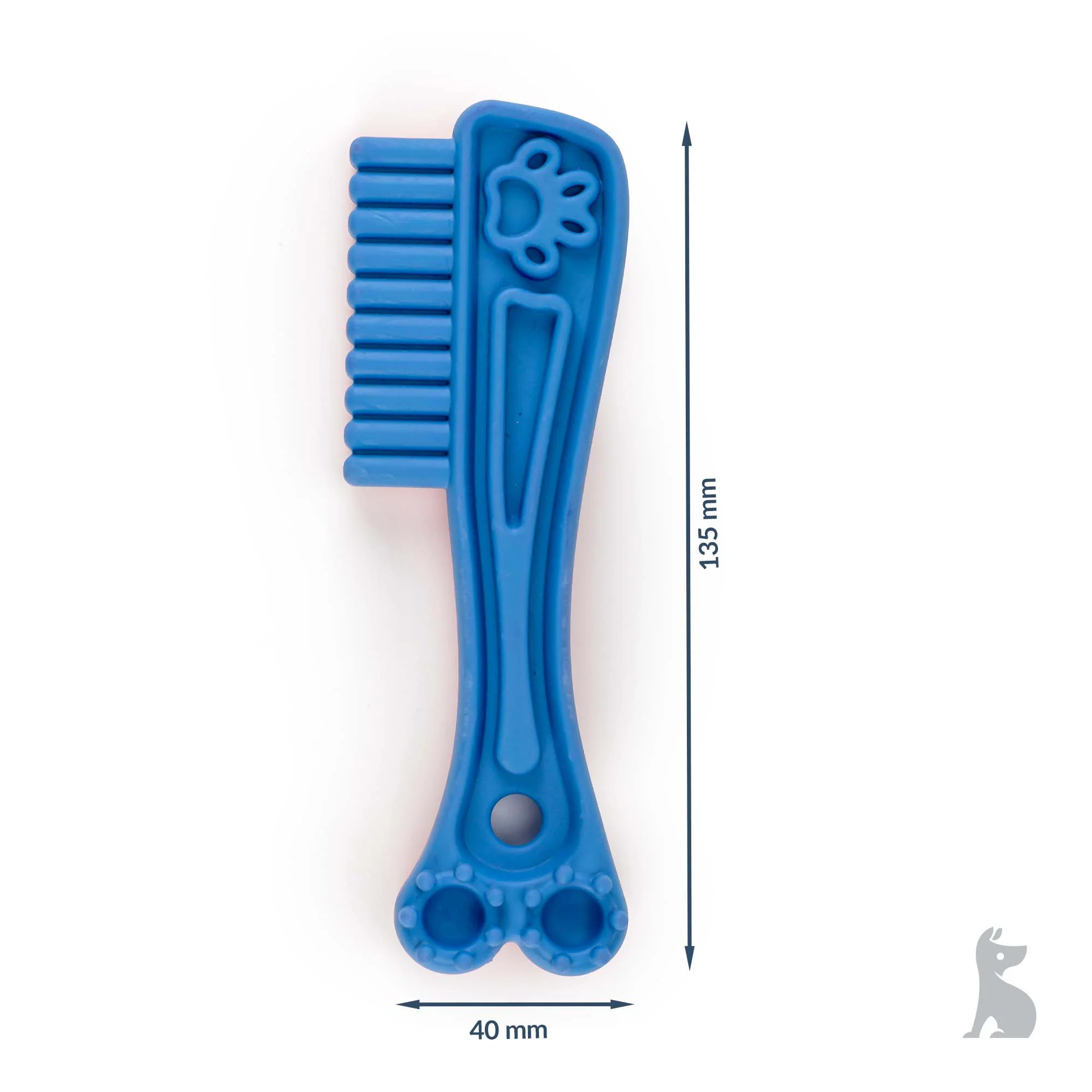 Barkshire Toothbrush Dog Toy - Blue - Image 3