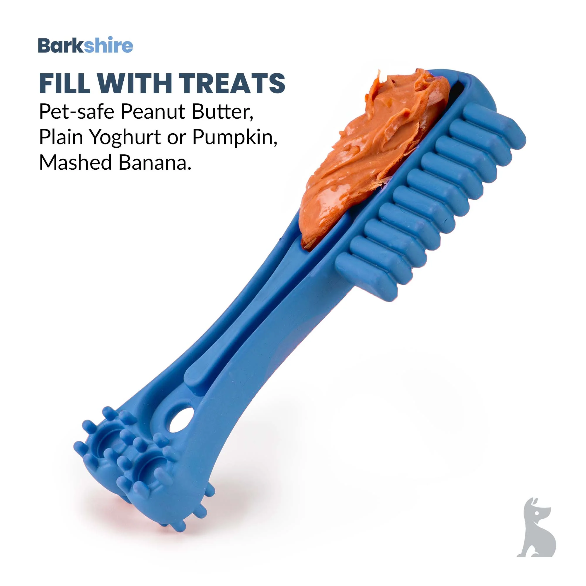 Barkshire Toothbrush Dog Toy - Blue - Image 6