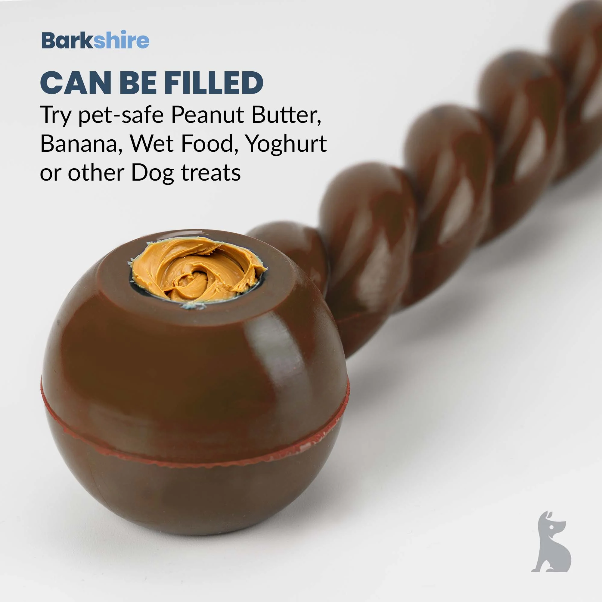 Barkshire Tug Toy - Brown - Image 5