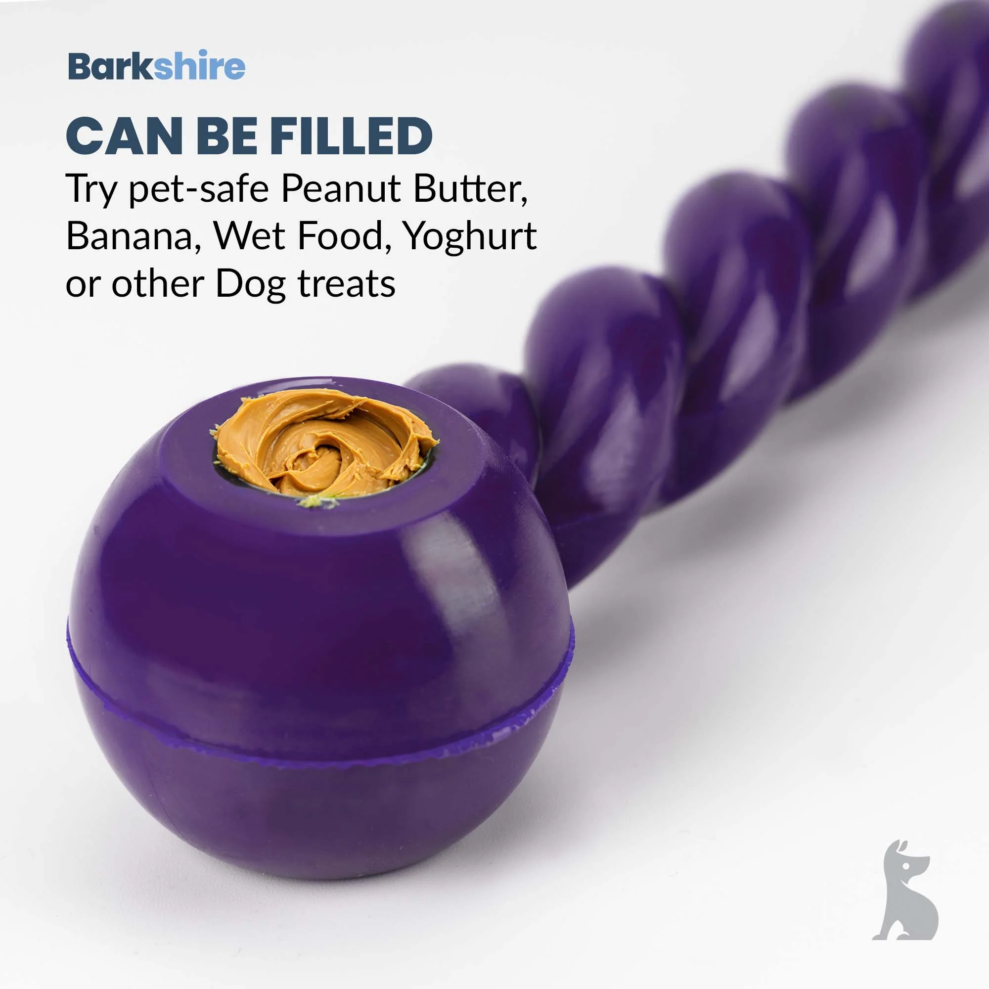 Barkshire Tug Toy - Purple - Image 3