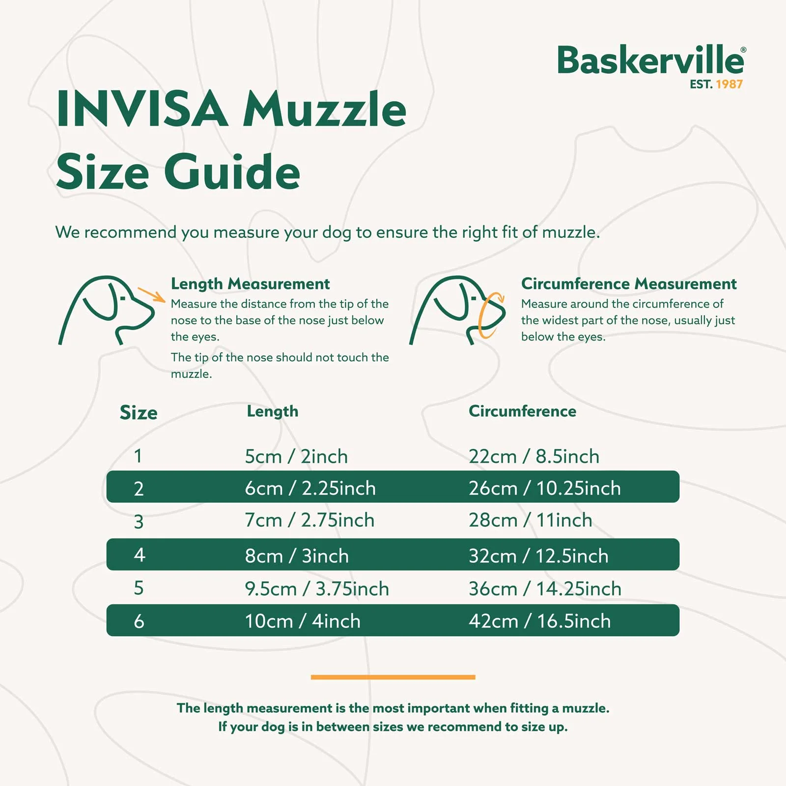 Baskerville INVISA Dog Muzzle - Size 2 - Image 7