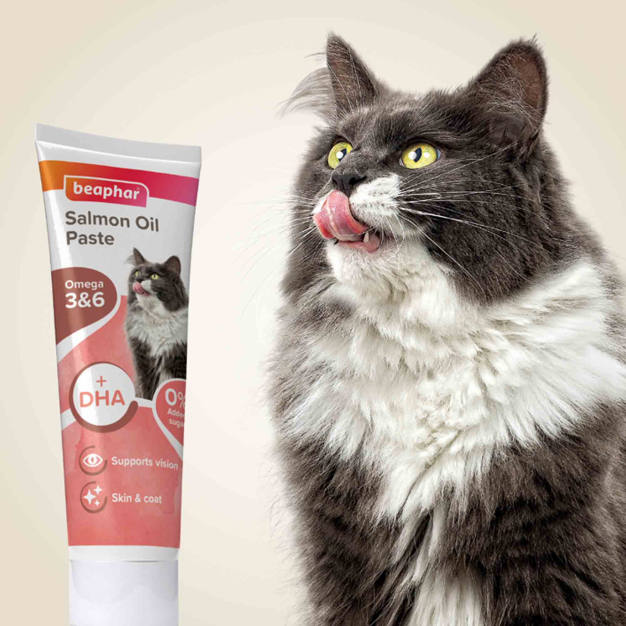 Beaphar Salmon Oil Paste For Cats - 100g - Image 2