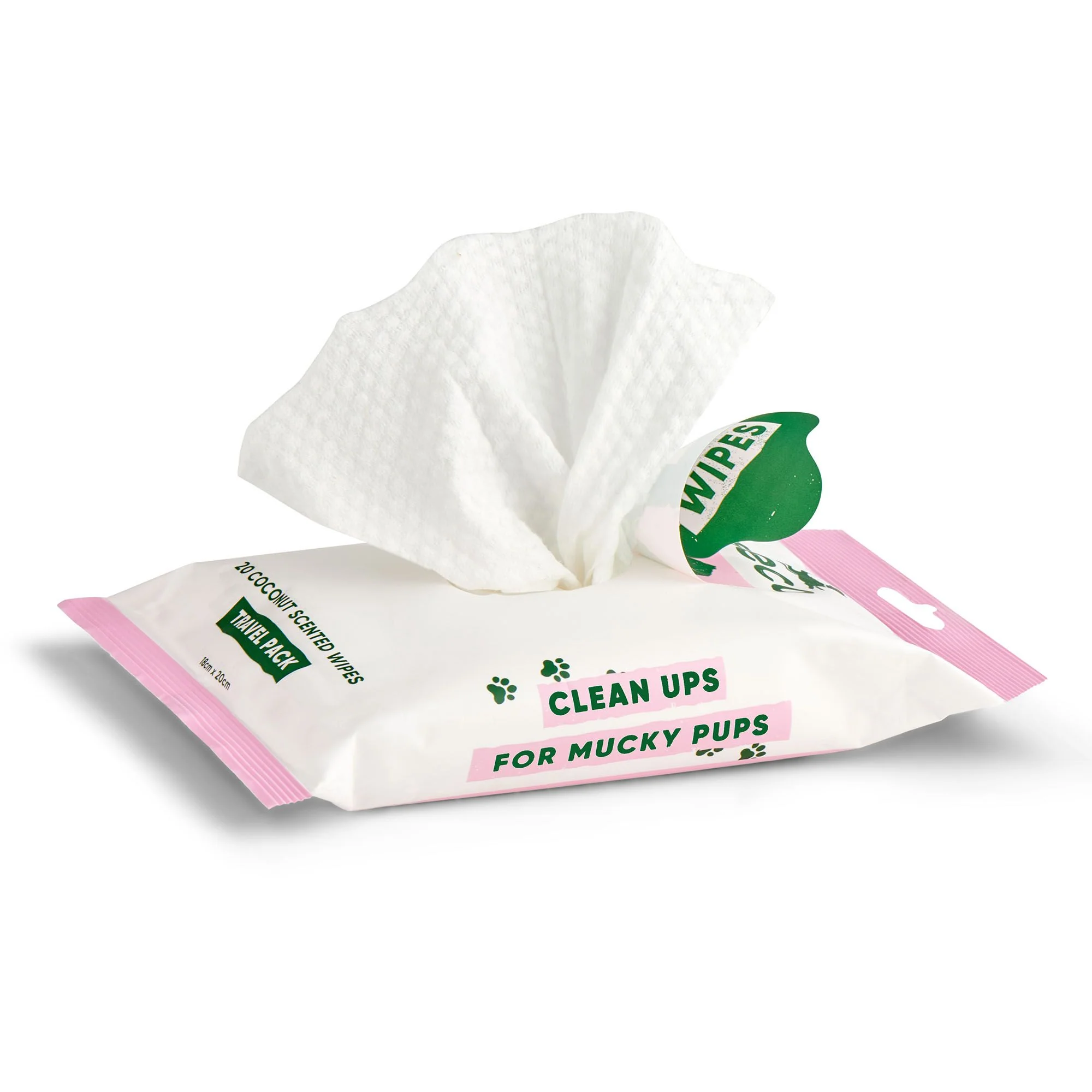 Beco Coconut Scented Dog Wipes - 20 Pack