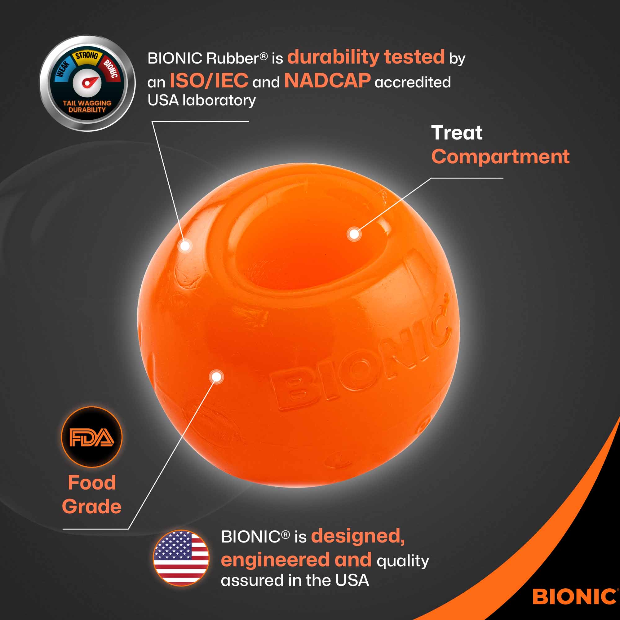 BIONIC Ball - Medium - 6.7cm - Image 4