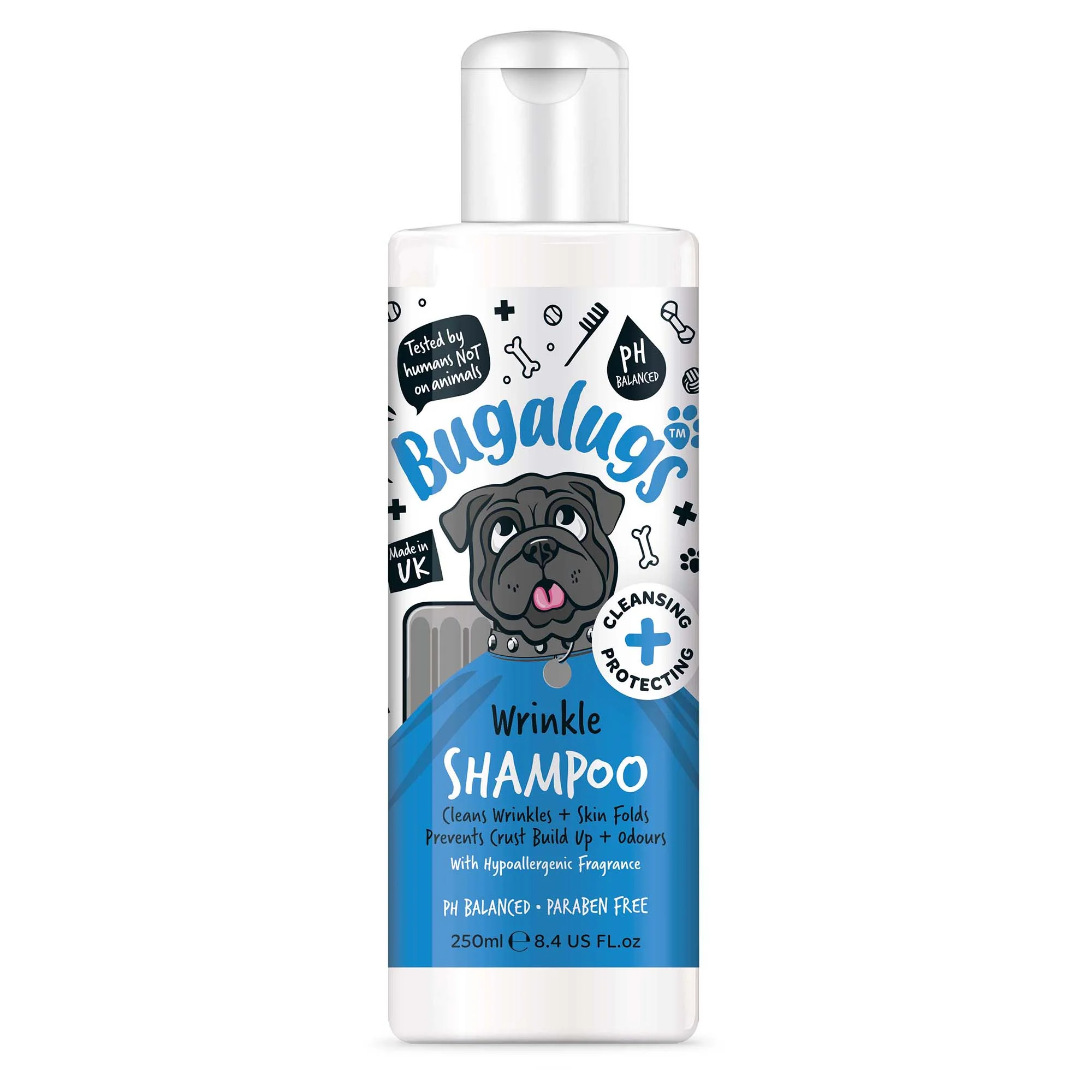 Bugalugs Wrinkle Shampoo for Dogs & Cats - 250ml