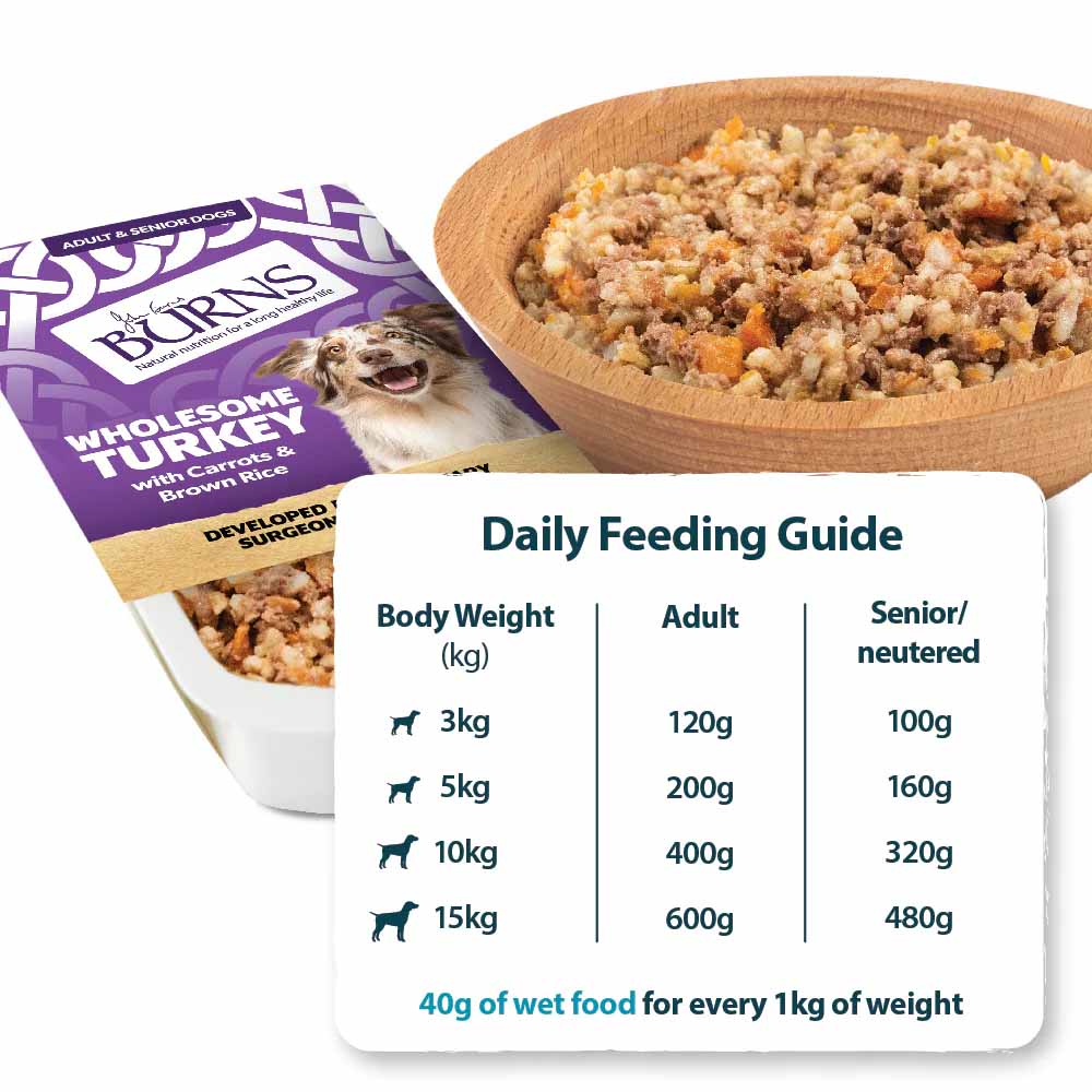 Burns Adult/Senior Wet Dog Food - Variety Box - 6x395g Trays - Image 3