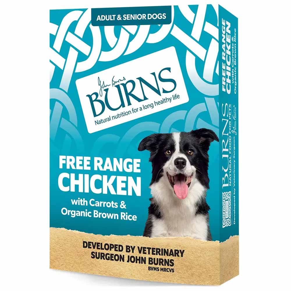 Burns Free Range Chicken Bumper Box Wet Dog Food - 24x395g Trays - Image 2
