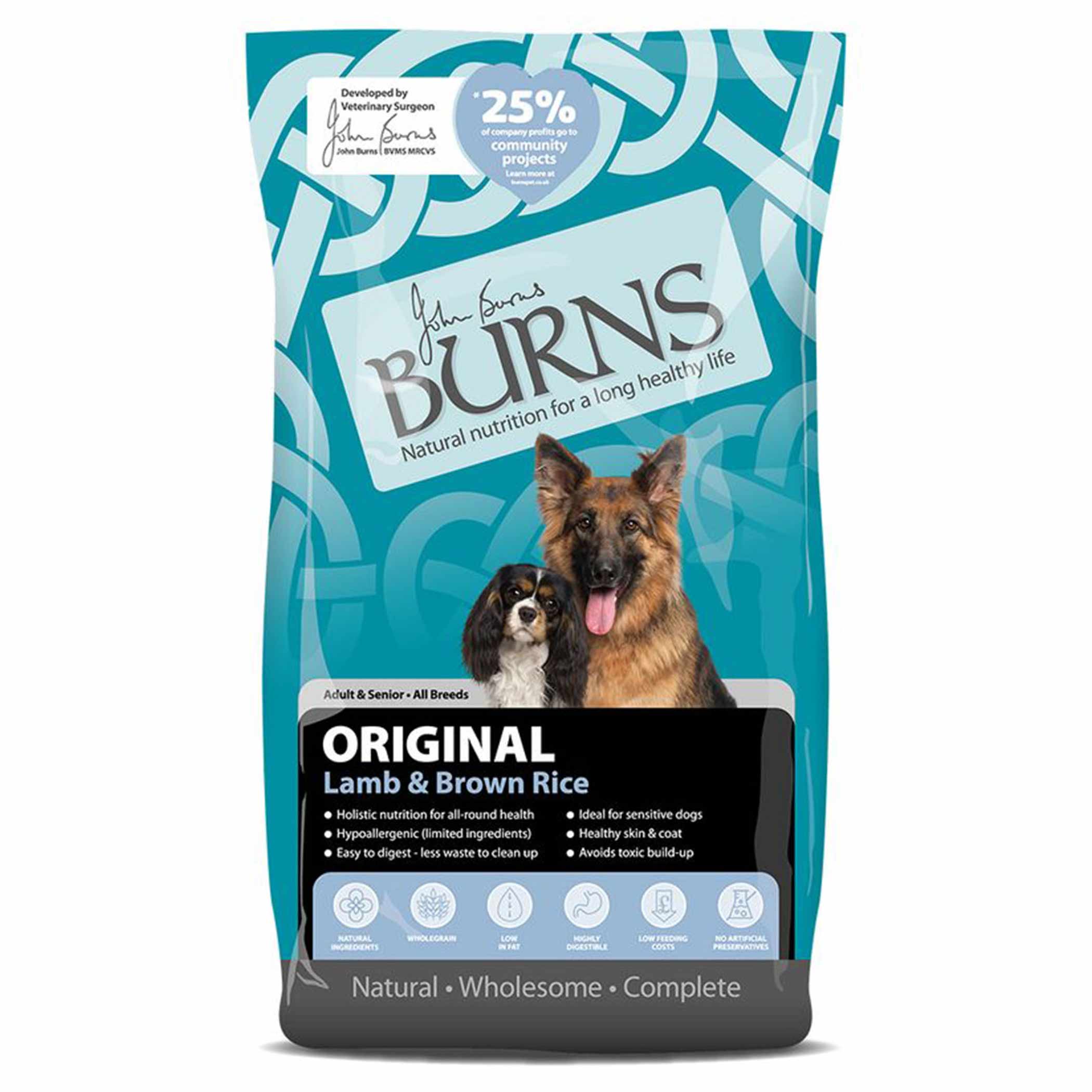 Burns Original Adult Dry Dog Food - Lamb & Brown Rice