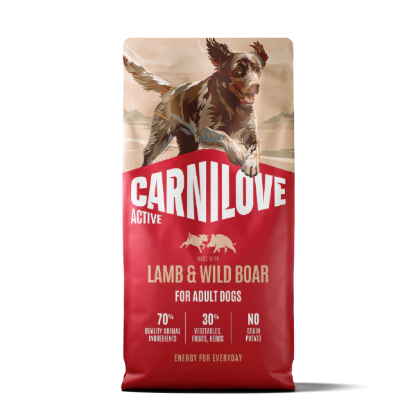 Carnilove Active Adult Dry Dog Food - Lamb & Wild Boar