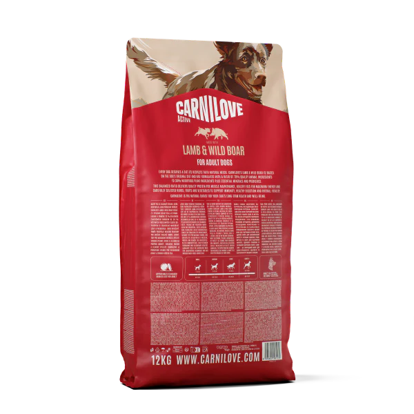 Carnilove Active Adult Dry Dog Food - Lamb & Wild Boar - Image 4