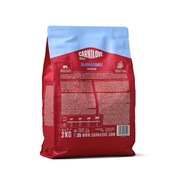 Carnilove Active Kitten Dry Cat Food - Salmon & Turkey - Image 3