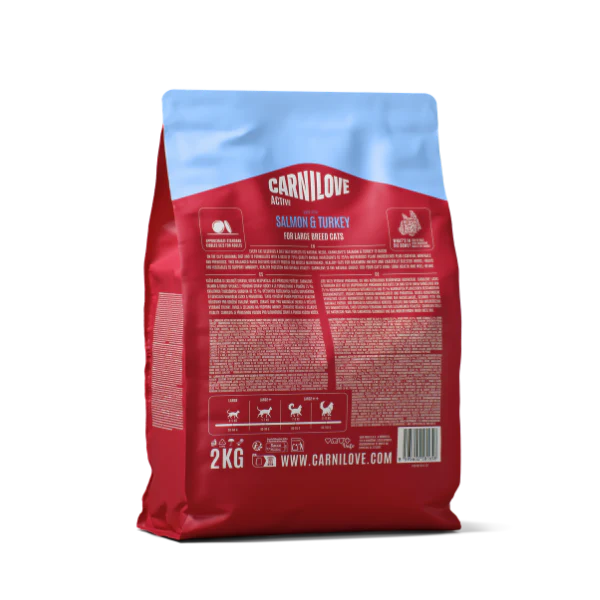 Carnilove Active Large Breed Adult Dry Cat Food - Salmon & Turkey - Image 3