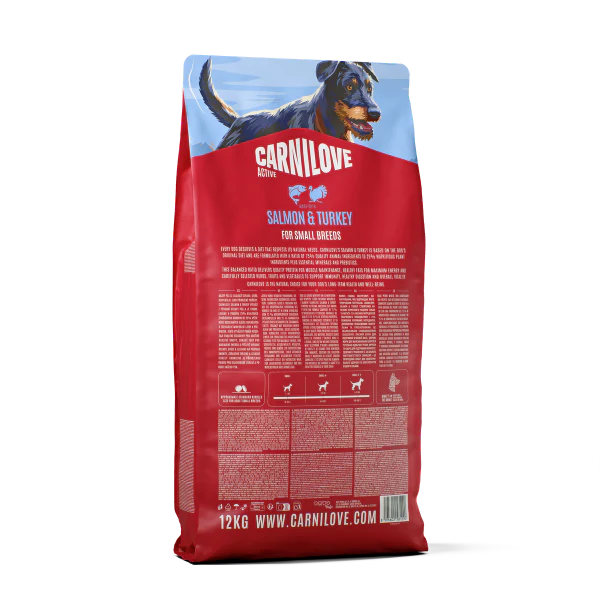 Carnilove Active Small Breed Adult Dry Dog Food - Salmon & Turkey - Image 3