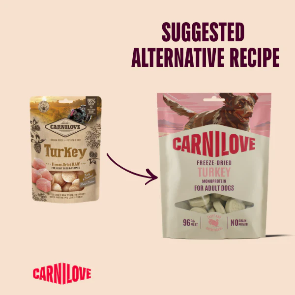 Carnilove Adult Freeze Dried Dog Treats - Turkey - Image 2