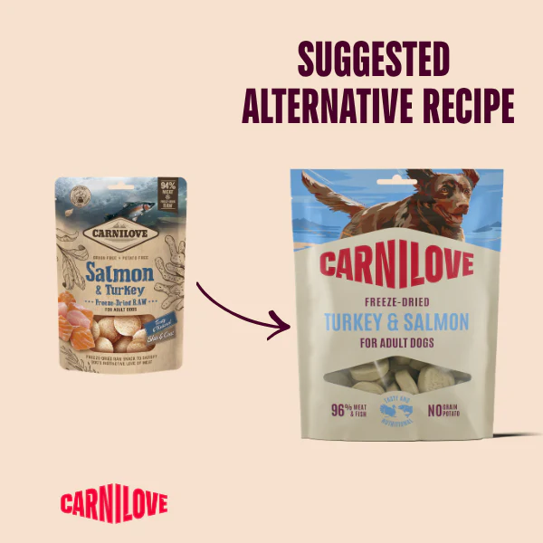 Carnilove Adult Freeze Dried Dog Treats - Turkey & Salmon - Image 2