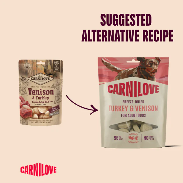 Carnilove Adult Freeze Dried Dog Treats - Turkey & Venison - Image 2