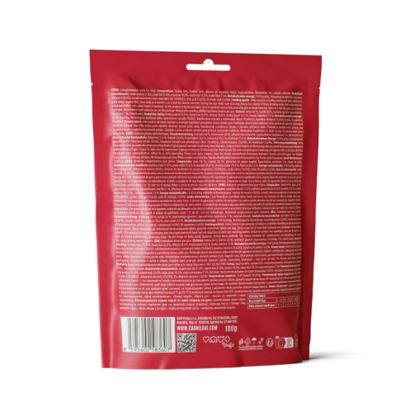 Carnilove Adult Jerky Dog Treats - Turkey & Rabbit Fillets - 100g - Image 4