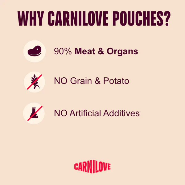 Carnilove Adult Wet Cat Food Pouches - Pheasant with Raspberry Leaves in Jelly - Image 3