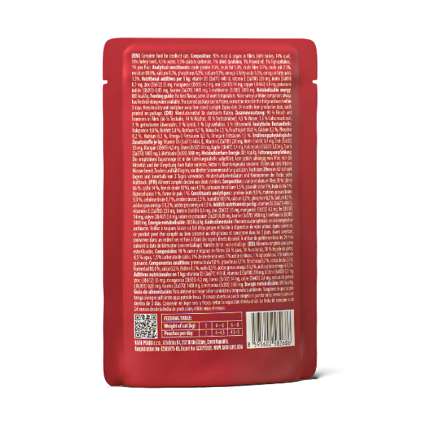 Carnilove Adult Wet Cat Food Pouches - Quail with Dandelion in Gravy - 24x85g - Image 5
