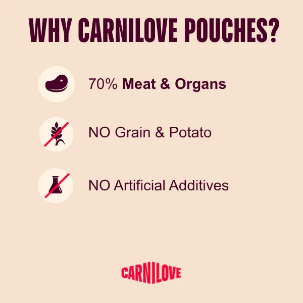 Carnilove Adult Wet Dog Food Pouches - Turkey & Pheasant with Raspberry Leaves - 12x300g Pouches - Image 4