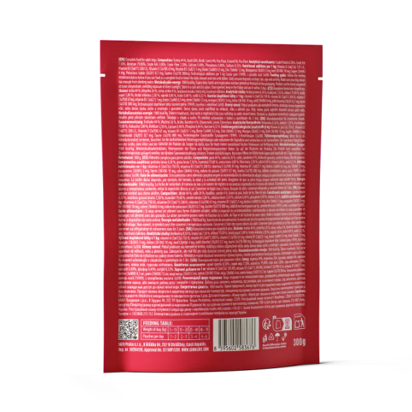 Carnilove Adult Wet Dog Food Pouches - Turkey & Quail with Yellow Carrot - 12x300g - Image 5